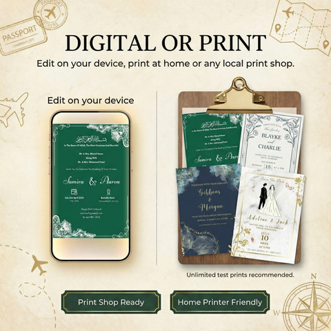 The Platinum Wedding Invitation Library (20 Premium Styles)
